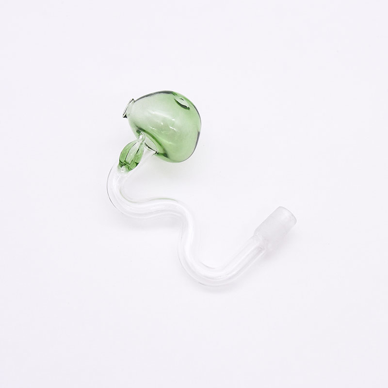 Drinking Curved Inhale Bent Mushroom Head Hookah Pipe