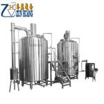 Wort Chiller Industrial Beer Brewing Equipment , 0.4μM Beer Manufacturing