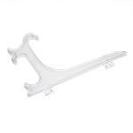 Black Transparent 8Inch Plastic Plate Display Stand