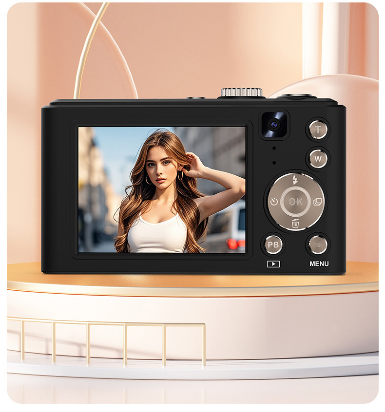 Ultra HD Camcorder 4K Recording Digital Camera Dual Camera Selfie 96 Million Pixels