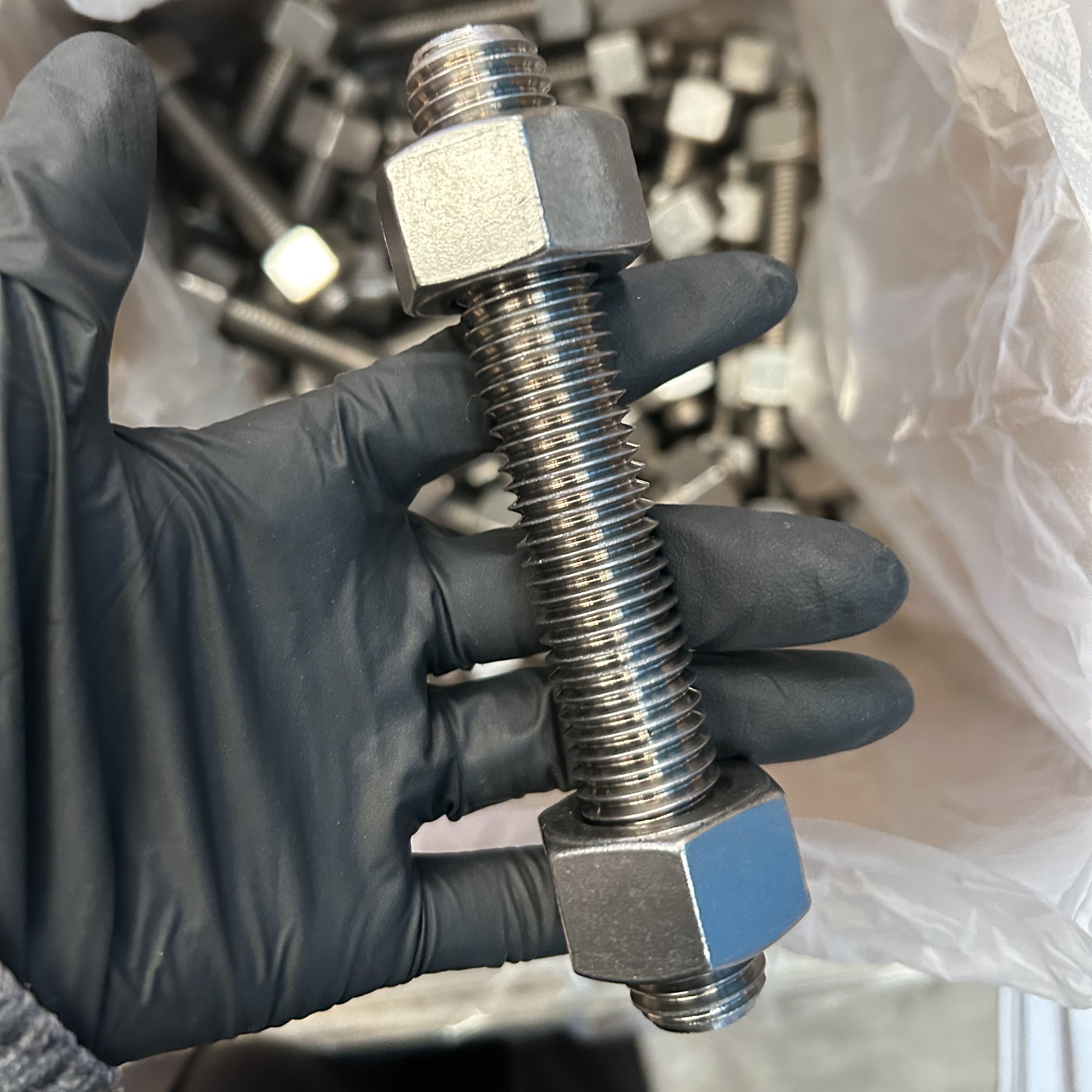 Carbon Steel Inconel 718 F468 Xylan 1070 A193 B8Stud Bolt UNS S32750 Duplex Stainless Steel 2507 for Oil and Gas Industry