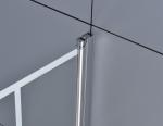 Framed 1800x700mm Bathroom Pivot Door Sliding 6mm