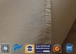Brown 800℃ 600g Satin Silica Fabric Fiberglass High Temperature Cloth Durable