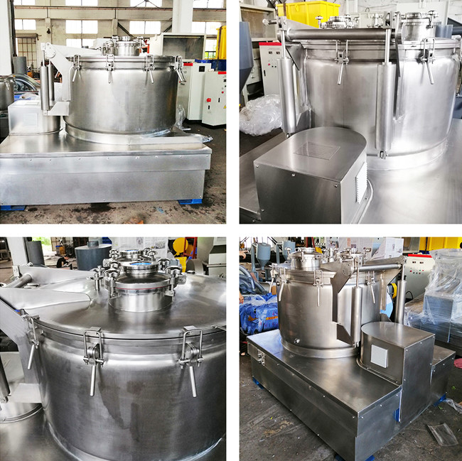 GMP Grade Batch Type Centriufge Cannabis Hemp Oil Extraction Machine