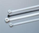 Nylon stainless steel inlays block cable ties
