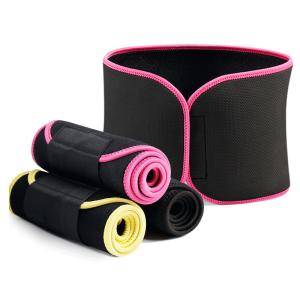 China Unisex Adjustable Slimming Tummy Belt Waist Trimmer Band Sweat Belt wholesale