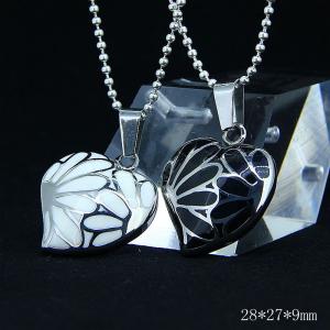 China Fashion Ladies Women Girls Stainless Steel Loving Heart Shapped Necklace Pendant LPH163 wholesale