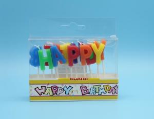 China Alphabet Individual Letter Candles For Birthday Cakes With Paraffin Wax Material wholesale