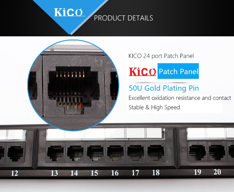Unshielded Modular Network Cabinet Accessories With 24 Super Five Class Modules