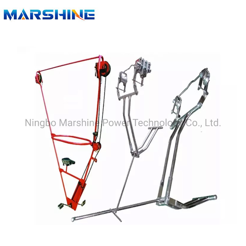 Marshine Power Electric Inspection Overhead Line Single Conductor Inspection Trolley Cart Bicycle