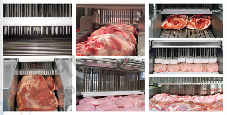Automatic brine injection machine Pig, beef and mutton brine injection machine Canned food processing line