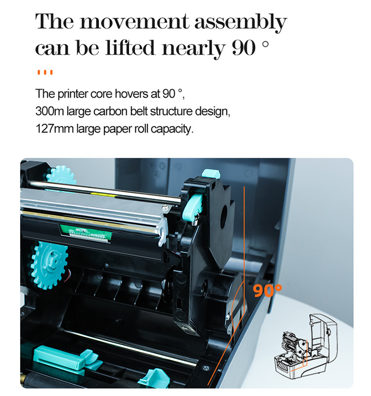 Custom Logo Barcode Label Printer OEM ODM Hanbu Thermal Label Printer