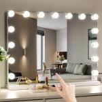 LED Light Hollywood Mirror Countertop Makeup Vanity ODM