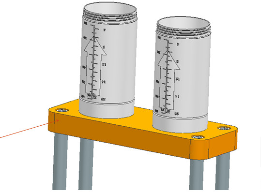 2 Cavity Precision Injection Molding for Plastic Parts of Sauce Cun Bottle 25MM