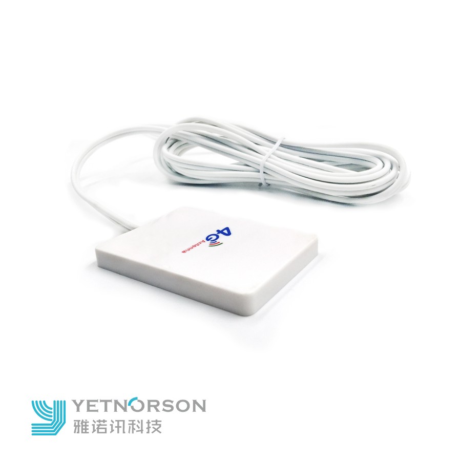 Customized Cable Length 4G LTE External Panel Antenna with Magnetic Base and 6dBi Gain