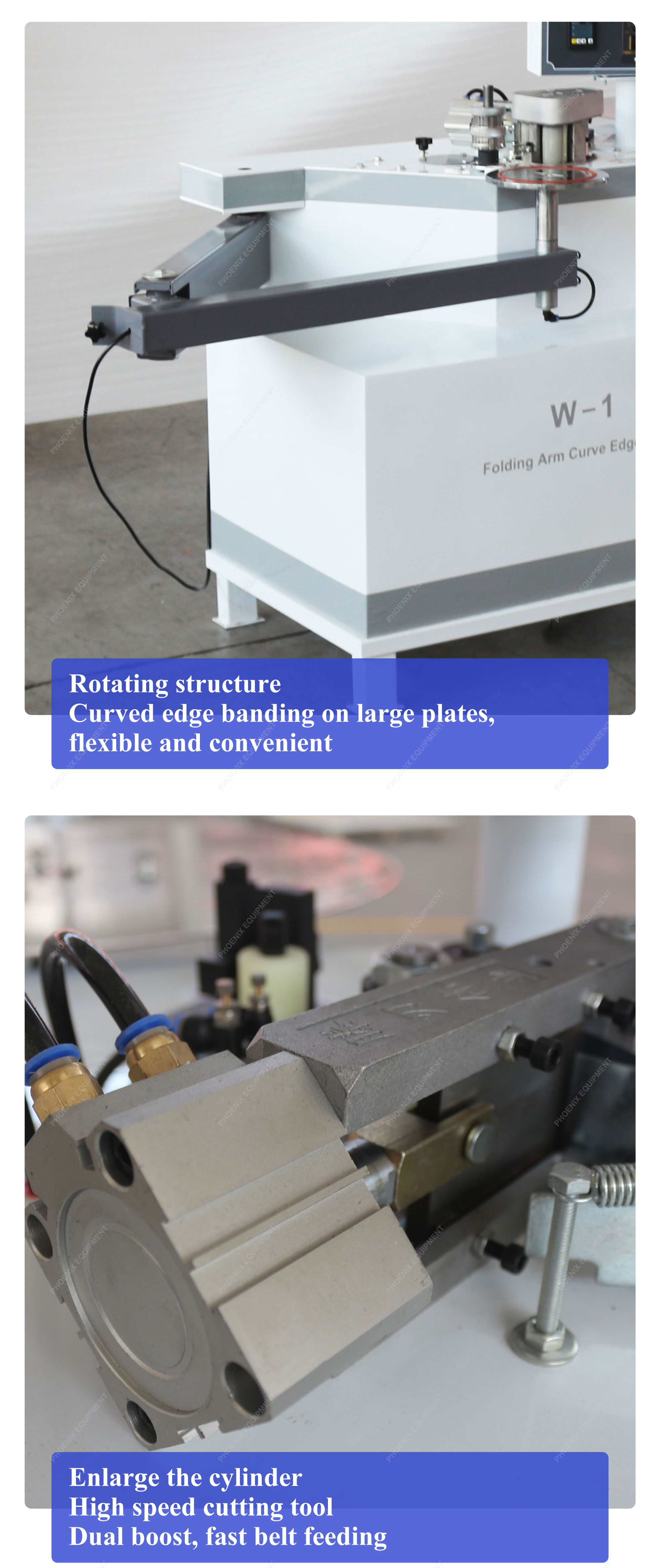 Working Methods Fully Automatic Edge Banding Machine for Folding Arm Curve