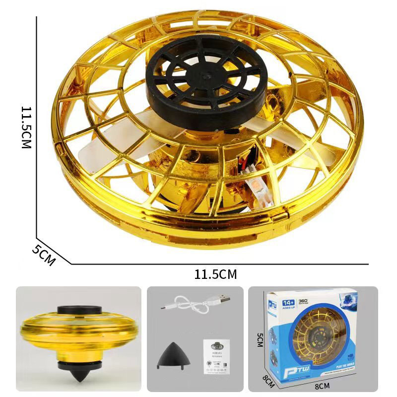 UFO Drone Flying Toys Hand Operated Mini Drones for Boys Girls Teens Birthday Gifts