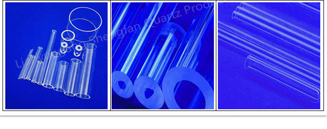 Electric Light Source Quartz Glass Tube Further Processing Accepted