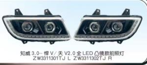 China Durable 45mm Truck Headlamp Led Auto Headlight Wear Resistance wholesale