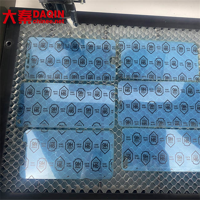 Mobile Hydrogel Screen Protector Laser Cutting Machine For 9H Tempered Glass