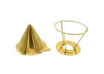 Paperless Stainless Steel Mesh Coffee Filter Reusable Laser Logo Acceptable