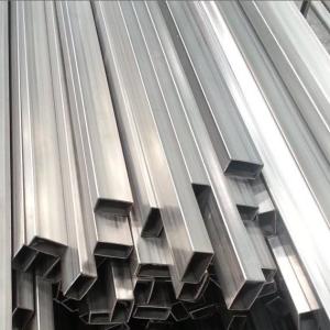 China 10mm*10mm 321 Stainless Steel Square Pipe 6000mm To 6500mm wholesale