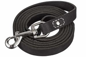 China Handmade 6FT Leather Dog Leash Professional Dog Training Equipment wholesale