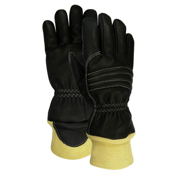 Quality GOST R Structural Firefighting Gloves Wristlet With Kunckle Pad for sale