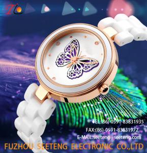 China WHOLESALE CERAMIC STRAP ALLOY CASE QUARTZ WATCHES LADIES WATCH wholesale