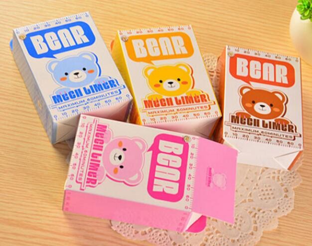 Cartoon Bears Kitchen Timers 60 Minutes Cooking timer cozinha kitchen timer temporizador cronometro alarm clockcooking tools