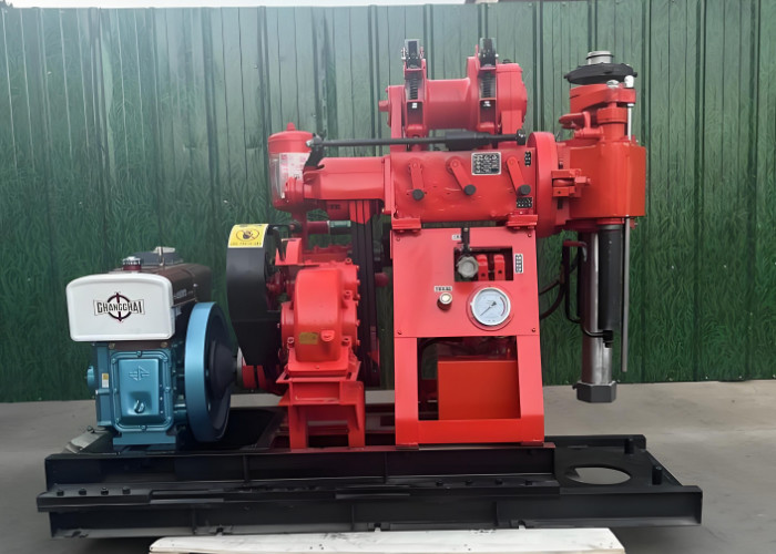 A portable geological exploration drilling rig with flexible operation