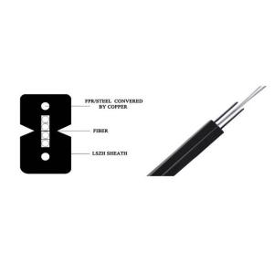 China SM G657A LSZH Ftth Indoor Drop Cable , Fiber Optic Ethernet Cable 1 2 4 Core wholesale