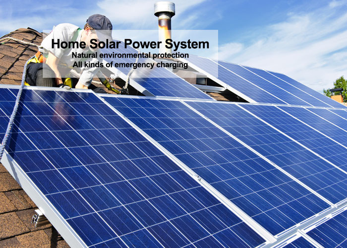 Monocrystalline Silicon 5000w Solar Power Generation System Off Grid For Home