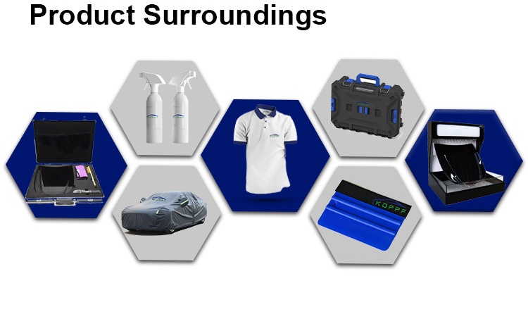 Self Healing Car Paint Protection Film Roll Gold Series Anti Yellow Clear TPU PPF Film For Business / Luxury Design Style