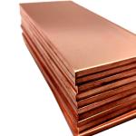 H60 Copper Cathode Sheets 20mm Red Copper Plate 250mm Bending