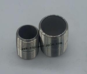 China Industrial Stainless Steel Pipe Nipple Rust Proof CEDULA 40 ROSCA wholesale