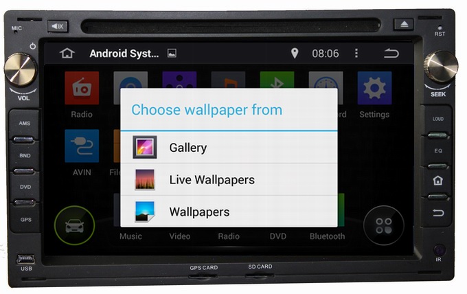 Ouchuangbo Auto Stereo GPS Navigation for Volkswagen Jetta /Sharan /T5 Android 4.4 DVD Audio Player OCB-7009D