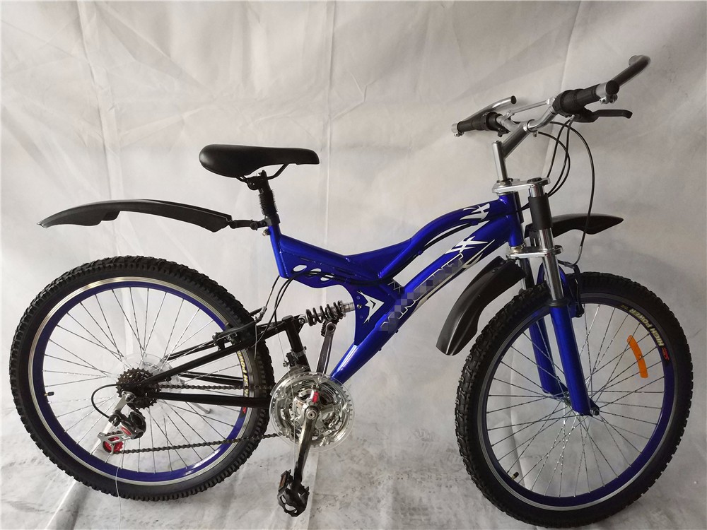 1.8m Full Suspension Folding Frame Adult Mountain Bike with Gross Weight of 17kg