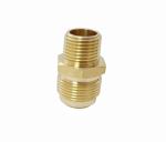 Half Union 3/4 Flare X 1/2 NPT Brass Tube Fitting Hex Nipple