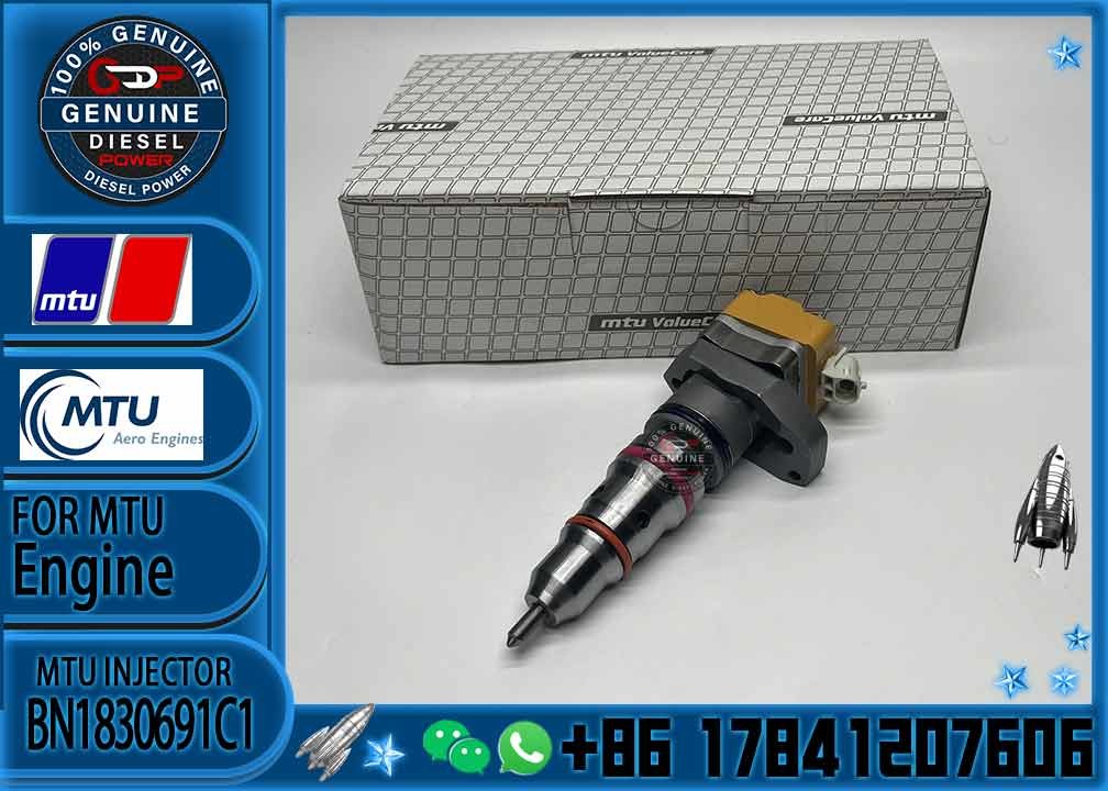 128-6601 OE Quality Reman Diesel Common Rail Injector 198-6605 1986605 1286601 BN1830691C1 for MTU 1300 CAT Engine C7