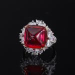 Weddig Engagement Jewelry Set Created Ruby Pendant Necklace Ring Earrings