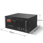Solar Inverter Lithium Lifepo4 Battery , 48v 100ah Bms Battery Pack