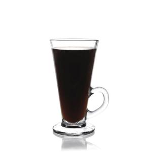 China Manufacture Customized Clear Transparent Durabe High Quality Glass 180ML Coffee Cup wholesale