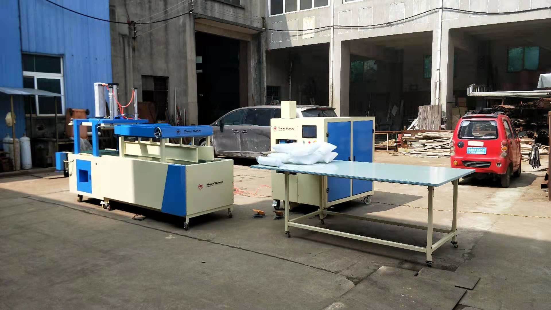 900mmx700mm Sleeping Pillows Compression Packing Machine Equipment