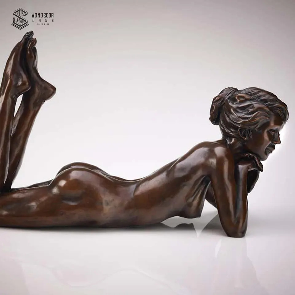 Nude Woman Bronze Statues Sculpture Metal Casting And Polishing Techniques