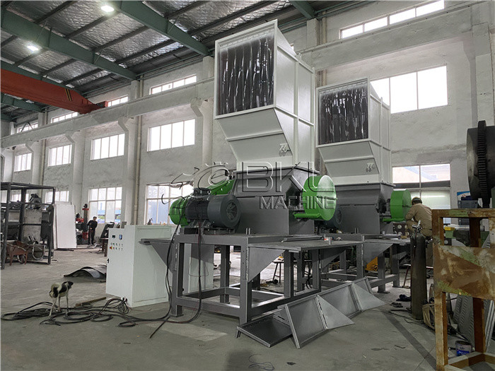 Milk HDPE Bottle Pet Plastic Crusher Machine 800kg H