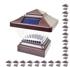 China Weatherproof 6.5 Inch Solar Garden Lamp Post Lights wholesale
