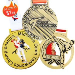 China Marathon Running Custom Metal Sport Medal Zinc Alloy 3D Gold Award wholesale