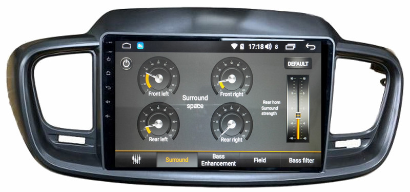 Ouchuangbo car gps nav stereo audio Android 8.1 for Kia Sorento right driving support USB wifi dual zone 1080P video