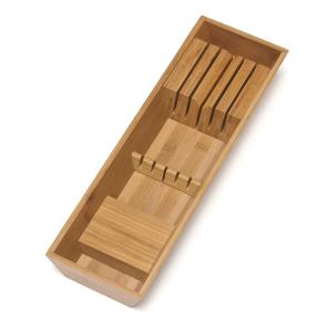 China Eco Friendly Bamboo Knife Block , Bamboo Knife Holder Drawer Easy Cleaning wholesale